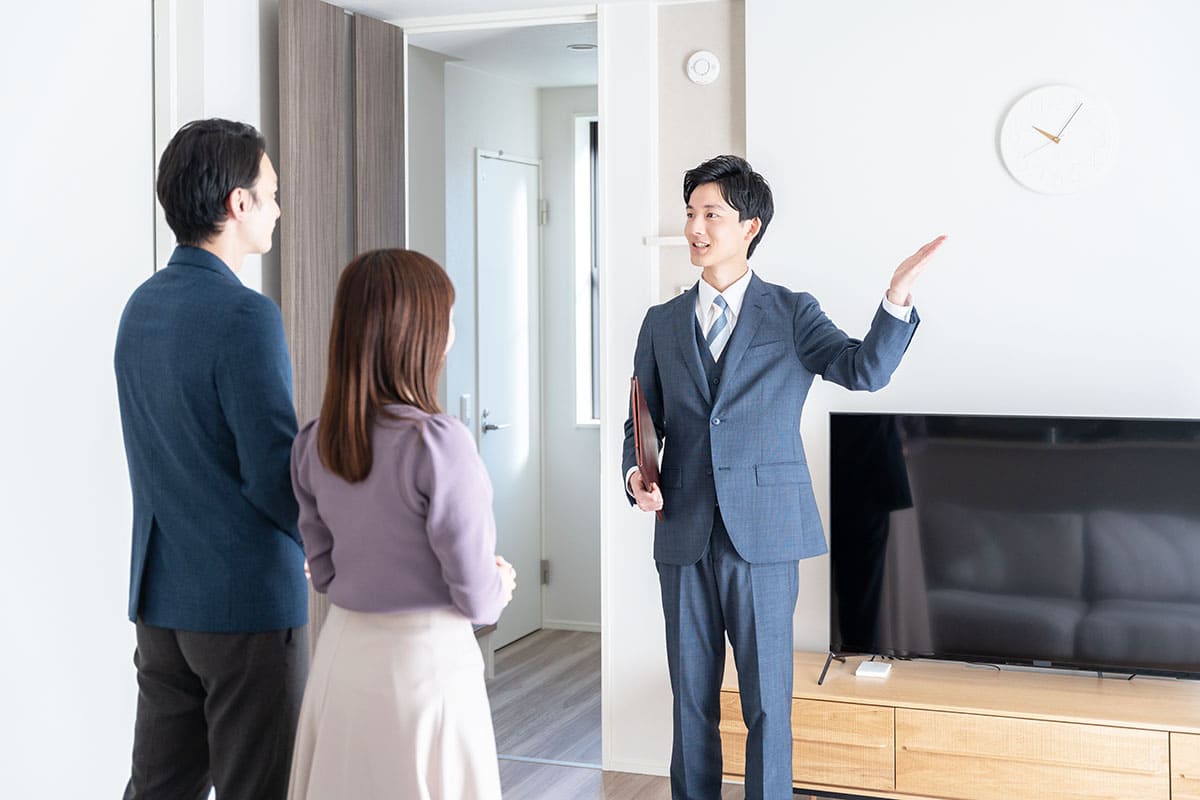 不動産販売事業の様子